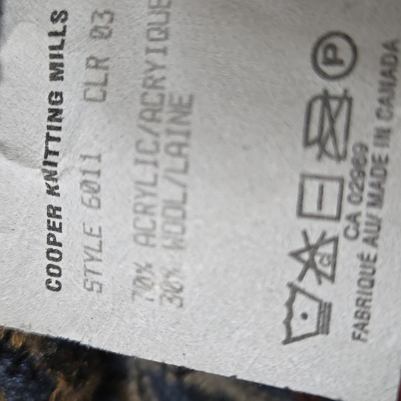 Vintage Cooper Navy Multicolor V-Neck Sweater Sz Xl - Picture 4 of 5